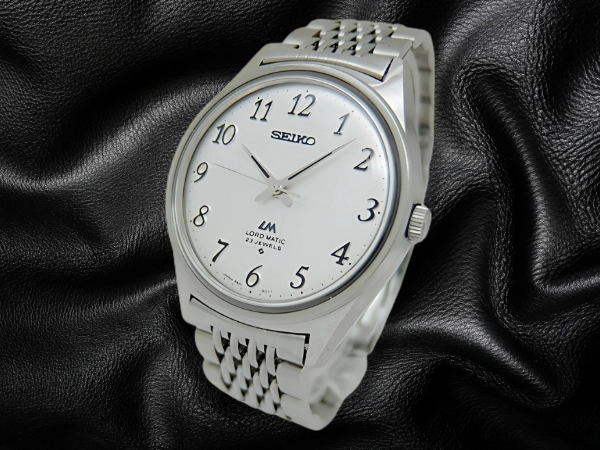 SEIKO Lord Matic 5601-9000 Automatic 23J Linen Dial SS Case